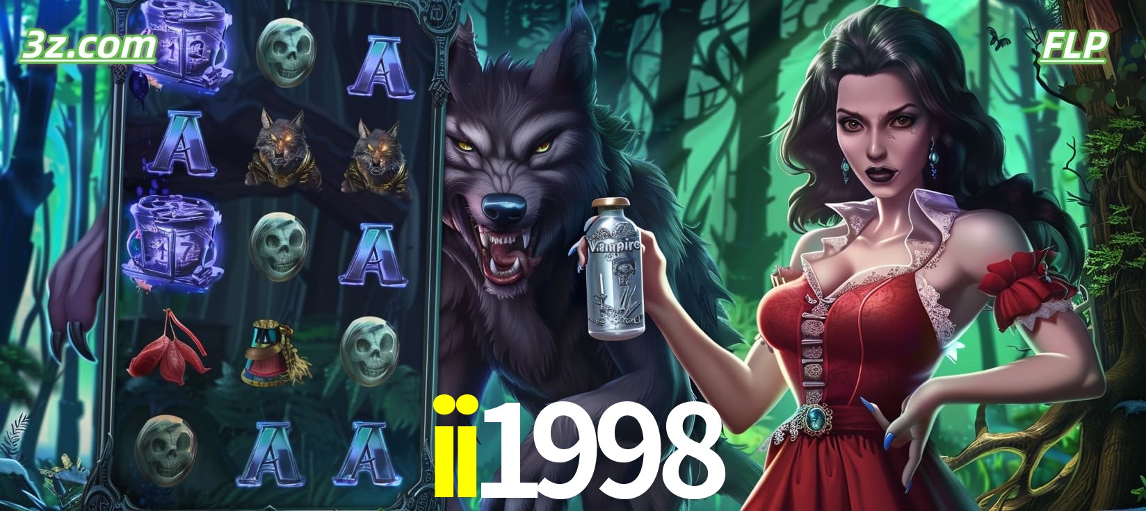 Slots online tema de lobisomem e vampira no ii1998 cassino Brasil