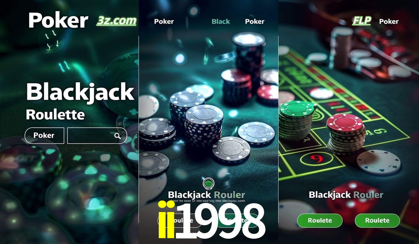 Cassino online ii1998 com Poker, Blackjack e Roleta ao vivo para jogadores do Brasil